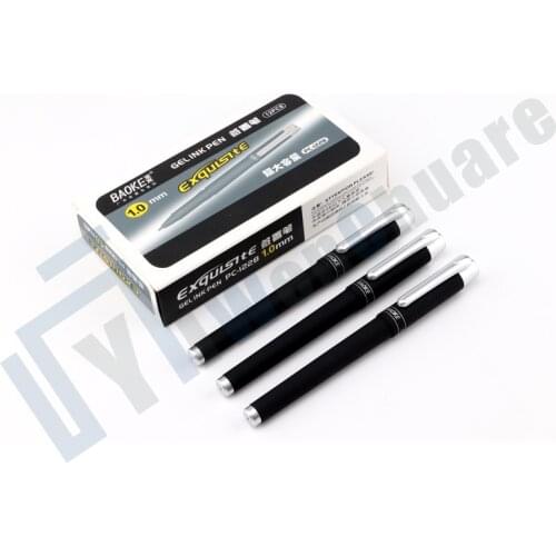 BAOKE PC1228 Large Capacity Meeting Signed Neutral Pen 1.0mm 12 Pens / Box