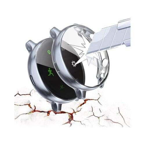 Case For Samsung Galaxy Watch 4 44mm 40mm bumper TPU silicone Screen Protection cover+film samsung active 2 active2 44mm 40mm