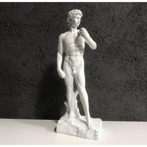David Statue Figurines Michelangelo Buonarroti Art Sculpture Resin Art&Craft Home Decoration Accessories Gift