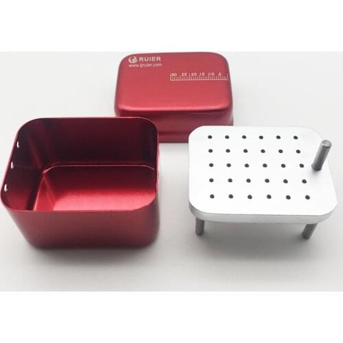 Dental B001 30 Holes Autoclavable High Speed and Expand Bur Box