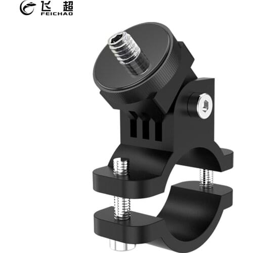 Bicycle Motorcycle Handlebar Aluminum Alloy Clamp Holder Tripod Mount for GoPro Hero 9 8 7 6 5 Insta360 ONE X R Action Camera