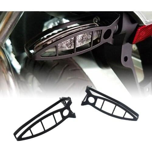 Turn Signal Indicator Light Grill Protector Cover For BMW R1200GS 13-17 Black Turn Signal Indicator Light Grill Protector Cover