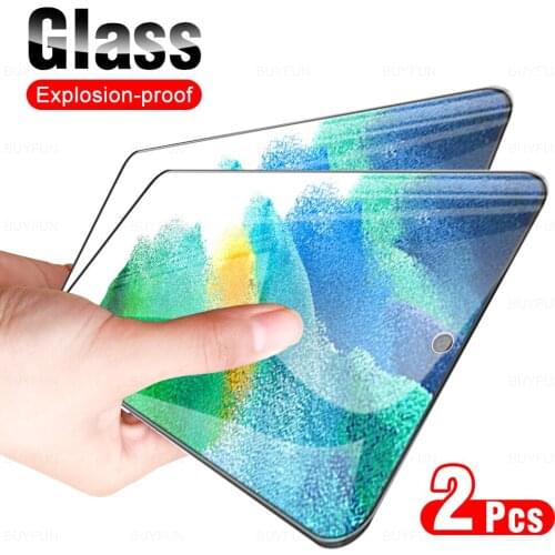 2Pcs HD Full Cover Protective Glass For Samsung Galaxy S21 FE 5G Screen Protector Film For Sumsung Samsong S 21 S21FE 6.41inch