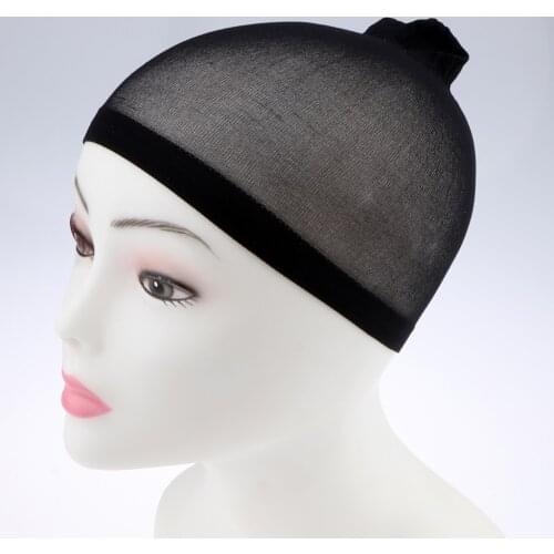 100pcs Wig Making Mesh Cap Adjustable Weave Breathable Wigs Weaving Lace Net Stretchy Snood Hair Wig Cap