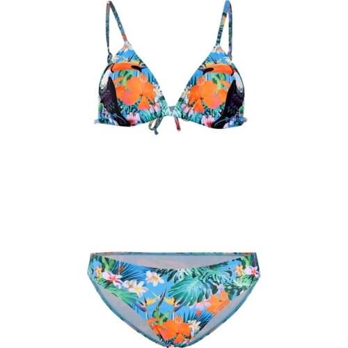 2021 Summer Hot Swimsuit Two Piece Sexy Triangle Bikini Set Urban Leisure Vacation Brazilian Style Split Swimwear Bathing