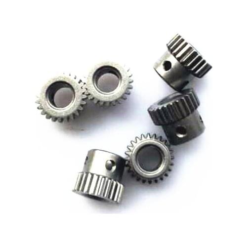 5pcs Model Gear 0.5 Modulus 24 Teeth Inner Hole 6mm Powder Metallurgy Gears Top Screw Hole M3