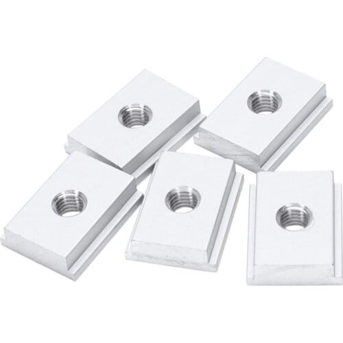 Promotion--5Pcs M8 T-Track Slider Sliding Nut Aluminum Alloy T Slot Nut For Woodworking Tool Jigs Screw Slot Fastener