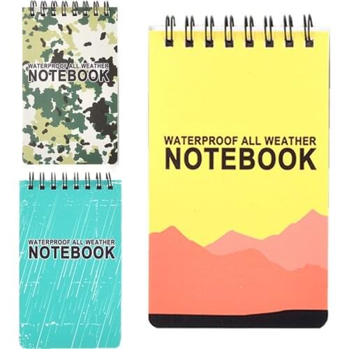 Notebook stationery diary is simple Portable notepad student fresh notebook blue