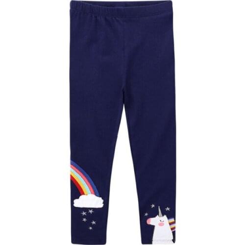 Kids Leggings for Girls Unicorn Rainbow Cloud Star Leggings for Childrens Clothing Girls Pants Trousers Toddler Kids Outwear
