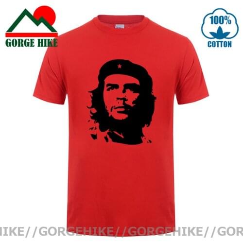 GorgeHike Che Guevara Hero Men T Shirt High Quality Printed 100%Cotton Short Sleeve T-Shirt Hipster Pattern Tee Cool Men Clothes
