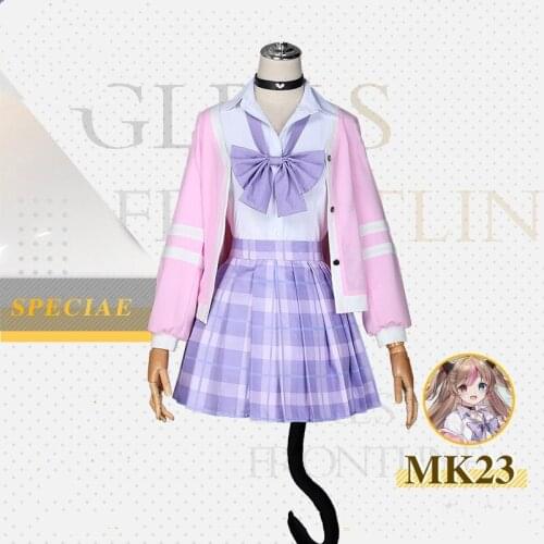 Hot Game Girls Frontline MK23 Cosplay Costume Jk Uniform Daily Dress Suit Halloween Christmas Easter Outfit for Women Full Set