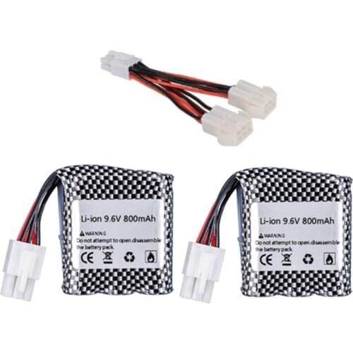 9.6V 800mAh Li-ion battery + 9.6v Charger for 9115 S912 9116 high speed RC Truck RC car battery