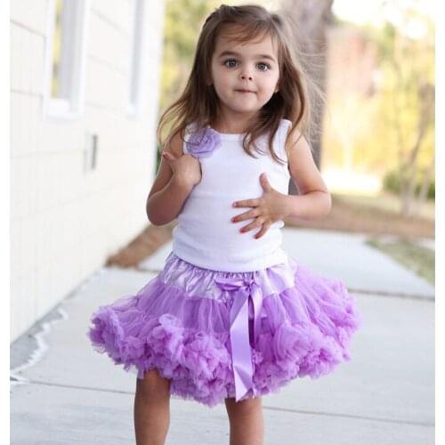 Fashion Baby Girls Tutu Skirt Fluffy Children Ballet Kids Pettiskirt Baby Girl Skirts Princess Tulle Party Dance Skirts