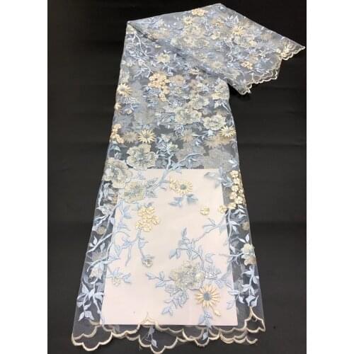 New exquisite multi-color embroidered tulle lace, high-quality embroidery, suitable for fashionable ladies' skirts