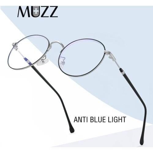Anti-Blue Light Fashion Glasses Frame Men Optical Prescription Eyeglasses Women Vintage Myopia Radiation Protection Eyewear