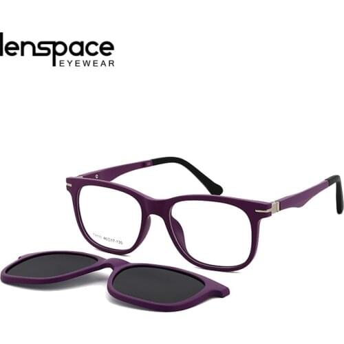 New Magnetic Fashionable Square Glasses Clip-on Children Sunglasses Men Frame Kids Clear Glasses Myopia Eyeglasses Frames