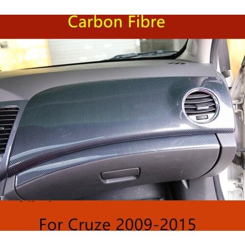 Carbon Fibre Gear Winsow Switch Steering Wheel Shift Door Handle Decorated Frame For Chevrolet Cruze 2009 101112131415 CAA146