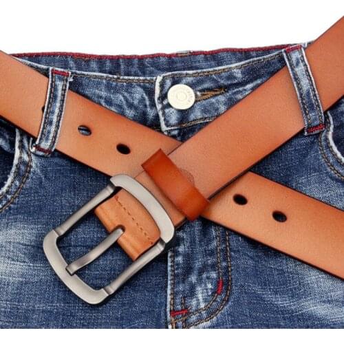 Mens Cowskin Genuine Leather Belt Men Hot Designer Luxury Brand Pin Buckle Vintage Belts Male Strap For Jeans Belt For Man Gift
