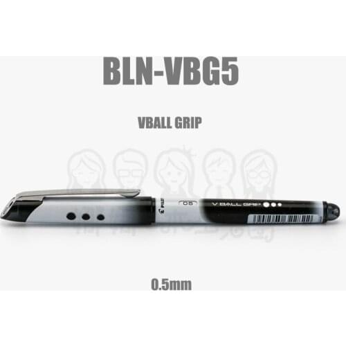 10PCS Japan PILOT BLN-VBG5 Pullout Type Roller Ball Pen V BALL GRIP Signing Pen