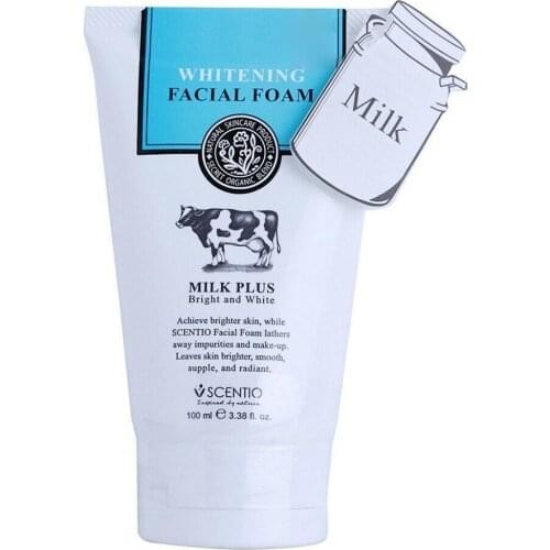 Milk Face Wash Cleanser Nourishing Cleanser Deep Marks Clean Anti-Spots Foam Whitening Moisturizing Cosmetics E5R6