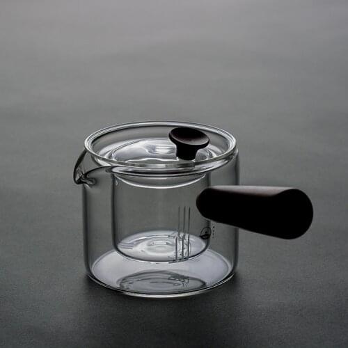 LUWU heat-resistant glass kyusu teapot tea pot galss flower pot drinkware 500ml