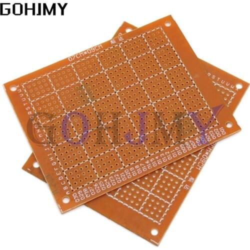 5PCS Universal PCB Board 7x9 Diy Prototype Paper Printed Circuit Board Panel 70x90mm Single Side Electronic Soldering Board