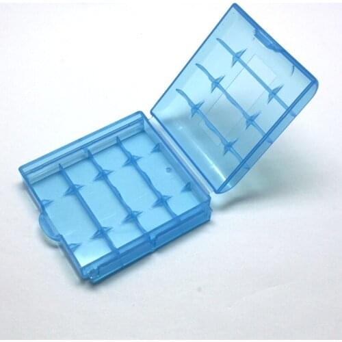 2Pcs/lot Mini Portable Plastic Battery Case Holder Storage Box For AAA/AA Battery Rechargeable Full Cover Top Quality #233