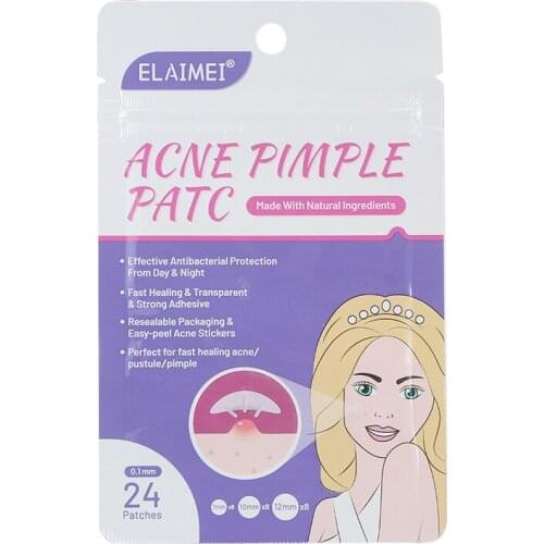 24pcs/lot Invisible Acne Patch Pimple Spot Zit Patches Face Treatment Stickers Removal Pimple Patch Stickers Beauty Skin Care