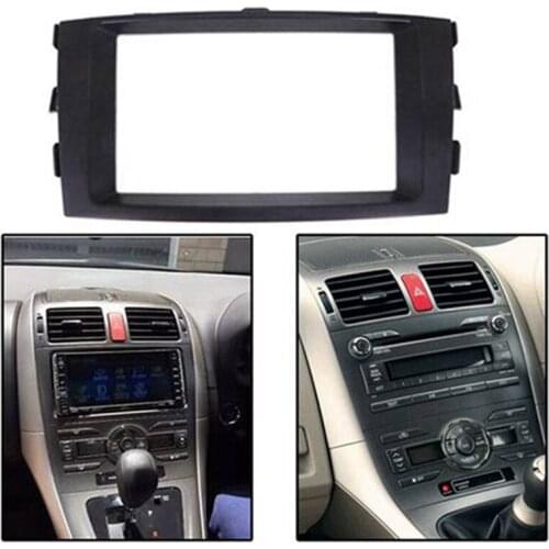 2Din Car Fascia for Toyota Auris 2006-2012 Stereo Fascias Panel Dash Mount Installation Car DVD Frame Kit In-Dash