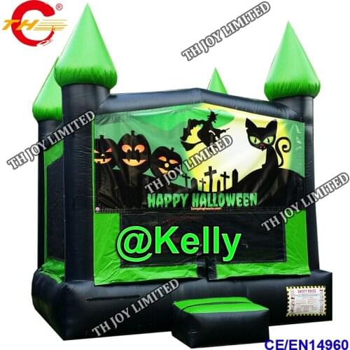 4x4m Kids inflatable halloween bouncer, inflatable bounce trampoline durable inflatable bounce house for sale