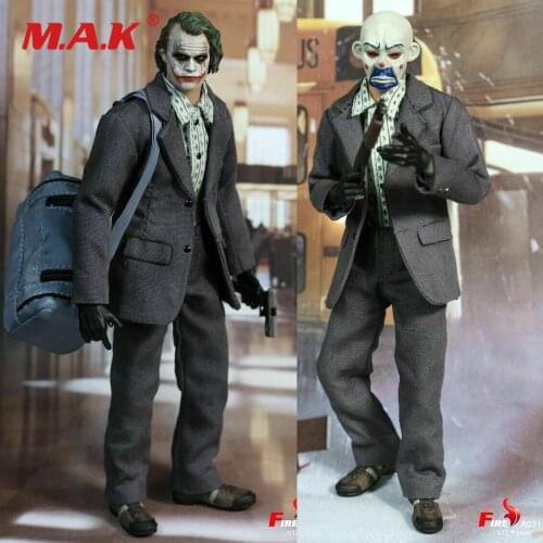 A031 1/12 The Bank robber Joker Clown With Two Head Figure Model Toy Pre-sale Item