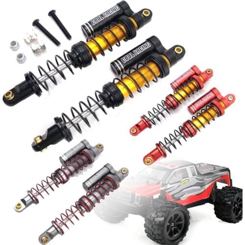 RCTOYFUN 2pcs 95mm 100mm Alloy Shock Absorber Damper For 1/10 RC Buggy Car Truck Crawler AXIAL SCX10 90046 90047 JEEP Wrangler