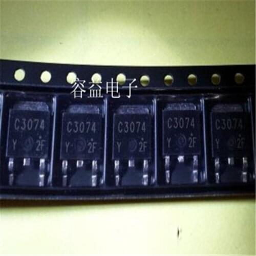 Free shipping 40pcs/lot 2SC3074 C3074 2SC3074-Y TO-252 high-current switching transistor new original