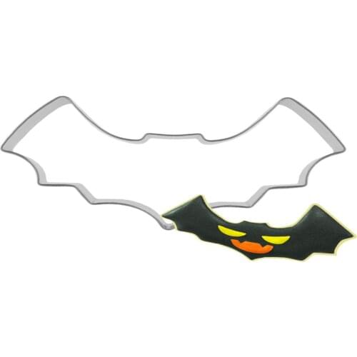 Halloween Stainless Steel Halloween Bat Ghost Cookie Cutter Cake Decorating Fondant Cutters Tool Cookies Mold Baking Tool Cookie