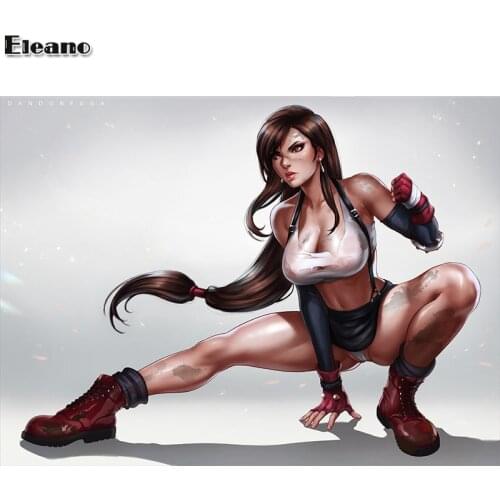 Canvas Print Anmie Film Tifa Sexy Girl Art Posters 40x60 50x70 60x90 Modern Wall Art Bedroom Home Decorative Painting