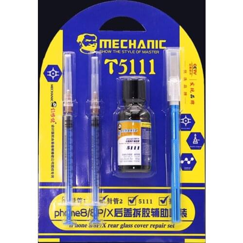MECHANIC T5111 Glass Cover Repair Tools For IPhone XS MAX/XS/XR/8P/8 Back Cover Removal Glue
