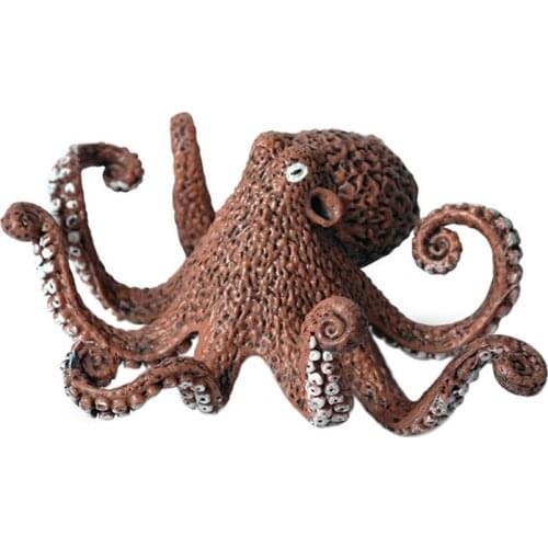 Octopus Model Ocean Sea Life Figurine Toy Simulation Wildlife Model Party Decor Ocean Creatures Octopus Model Figurine