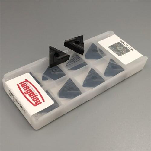 10pcs TNMG160404 L S T4125 Carbide Inserts High Quality Turning Knife Blade TNMG 160404 CNC Lathe Metal Plate Cutting Tool