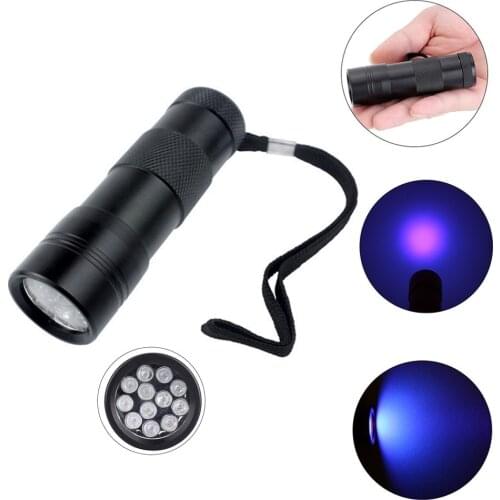 12 LED UV Curing Light Lamp AAA Battery Repair Ultraviolet Lamp For Mobile Phone iPhone sumsung Ipad Touch Screen Repair