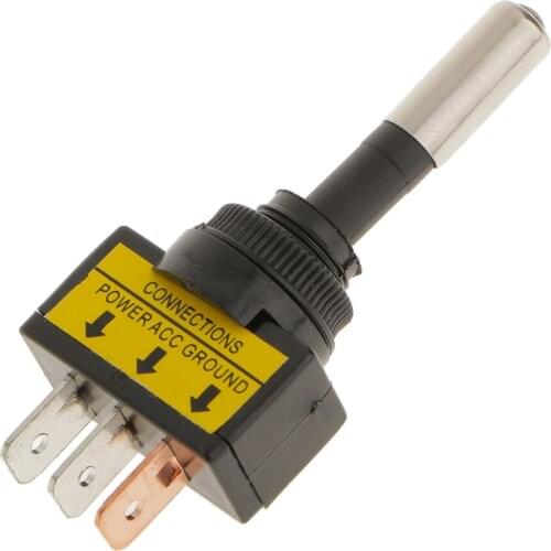 Car Boat Light LED DC 12V 20A Toggle ON/OFF Switch Blue Light Longterm Use