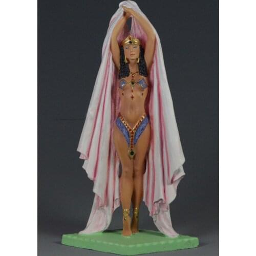 Metal 8cm figrue Egyption pretty girl model