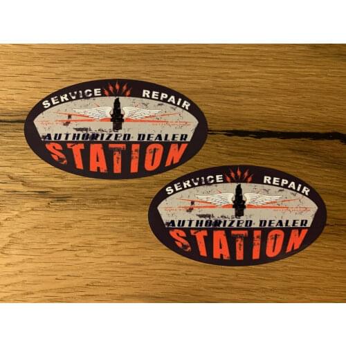 Oil Service Sticker Garage Vintage Hot Rod Rat Rod Old School Vintage Car # 497 car moto decal sticker