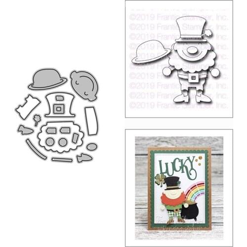 2021 New Happy Magician Hat Metal Cutting Dies for DIY Scrapbooking Decoration and Card Making Paper Craft Embossing No Stamps