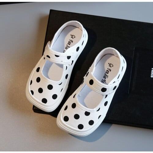 Girls Canvas Shoes 2021 Summer New Shallow Mouth Kids Casual Flats Fashion Square Toe Princess Cloth Shoes 23-34 Hot All-match