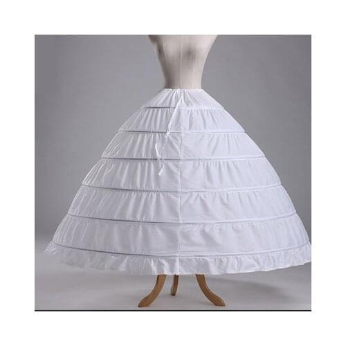 6 Hoops Petticoats Ball Gown Wedding Dress Underskirt Bridal Crinoline Petticoat for wedding Dresses
