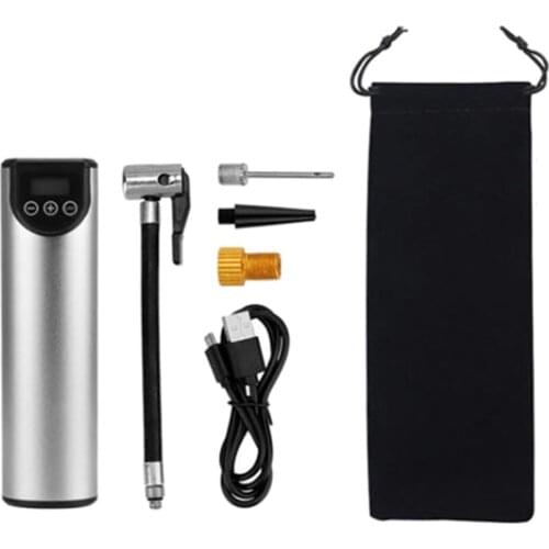 Portable Air Pump Mini Cordless Air Inflator Electric Hand Held Tire