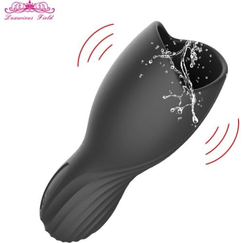 Penis Vibrator Delay Trainer Male Masturbator Cup Automatic Oral Climax Vibrator male Sex Toys for Men sex tools Sex Products