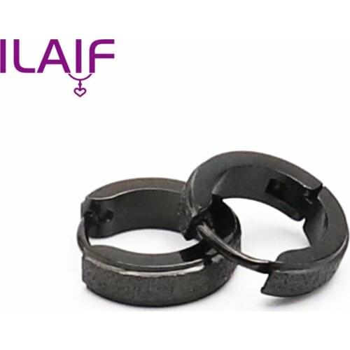 European Fashion Frosted Titanium Steel Women Earrings Studs Girls Ear Jewelry femininos brincos pregos