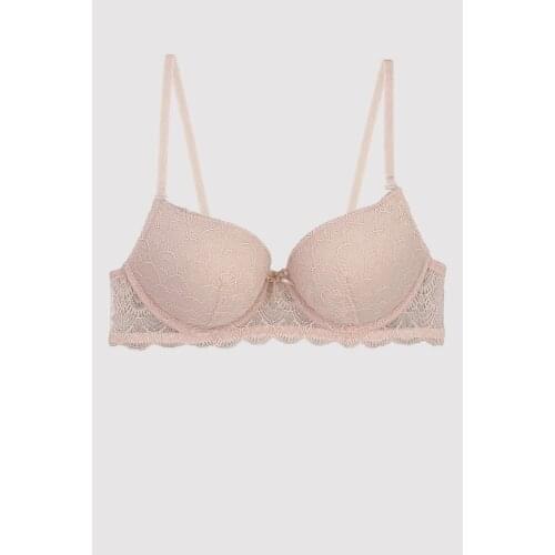 WONDERFUL Pierre Cardin 6328 Rome Soft Empty Cup Lace Single Bra FREE SHİPPİNG