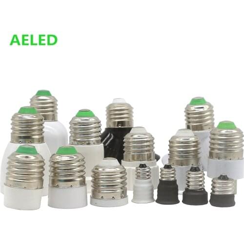 1Pcs E27 B22 E12 G9 GU10 MR16 E14 E17 E40 G24 2E27 Lamp Base LED Corn Bulb light Lamp Holder Converter Socket Adapter Conversion